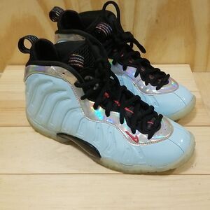 Nike Foamposite One GS MixTape Teal Blue Youth 4Y , Wmn's size 5.5